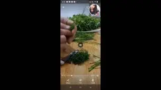 Joy Pajares is live! Let's Go #ASMR😀#Cutting Dill leaves #organic heirloom #dill ambrosia