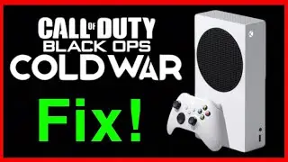 HOW TO FIX BLACK OPS COLD WAR ON XBOX EASY NEW!