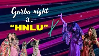 Garba Night 2025 in our College 😍 | HNLU | 