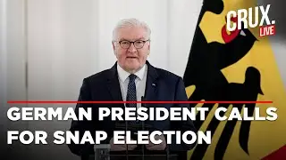 LIVE German President Dissolves Parliament To Pave Way For Fresh Elections | Germany News Live