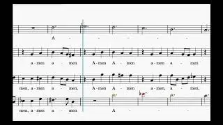 Amen - Requiem, Mozart. Tenor voice
