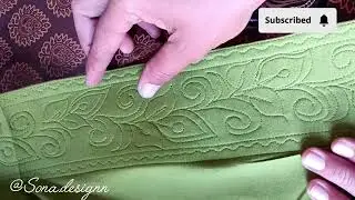 ​सीधा और सरल: आसान और सुंदर Mohri Design | Poncha Design बनाना सीखें |