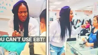 Women Arguing with the Nail salon boss After EBT Card Declined. 😬 