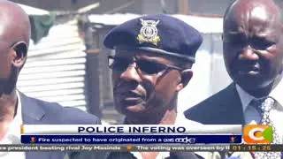 54 police houses reduced to ashes in morning inferno