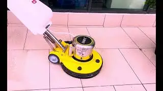 HK Public Area cleaning Processing -Scrubing mini machine #shortvideo @dipakrai2025 