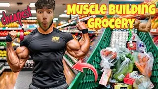 Top Foods For Muscle Growth 💪 : Grocery Shopping Guide 🛍 #LeanMuscle #CleanEating #builkingseason