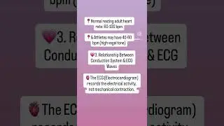 ‼️Heart Electrical Conduction System 🫀#nursing#nclexnursing #norcet #nursingstudents