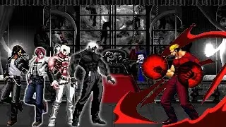[Mugen KOF] WF Bosses Team Vs Yamazaki Blood
