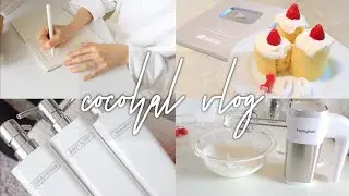 ［vlog］10万人の皆さまへの感謝の気持ち。キャンドルケーキ。新生活のアイテム。ニトリと無印良品。