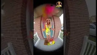 Influencer Paint FAIL 💄🎨😂 (Caught on Ring Camera)