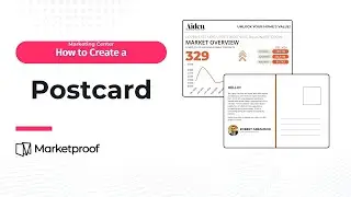 Marketproof's Marketing Center - How to Create a Postcard