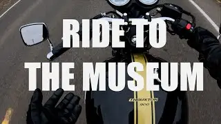 Ride to vintage motorcycle Museum on a 2014 Triumph Thruxton