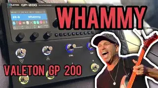 Como simular un WHAMMY con la pedalera Valeton GP 200