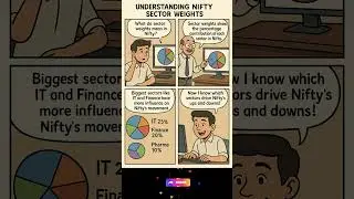 Which Sectors Dominate Nifty 50? | Sector Weights Simplified #shorts #trending #youtubeshorts #nifty