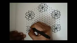 21*11🌺dots🌺sankranthi 🌺muggulu 🌺manju 🌺rangoli 🌺channel 🔯🌺🔯