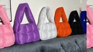 #diy puffer bag/  How to make a puffer shoulder bag / puff bag.