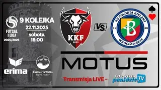 KKF MOTUS KAZIMIERZA WIELKA vs KS POLONIA BIELANY WROCŁAWSKIE - transmisja LIVE