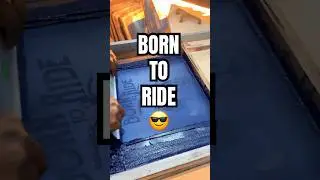 Born to Ride 🔥#tshirtprinting #screenprinting #tshirt #tshirtdesign #youtubeshorts #trending