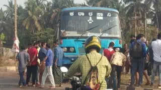 KSRTC BUS ACCIDENT LIVE #YouTubeshorts #ksrtcaccident