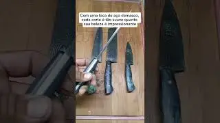 Faca a&ccedil;o Damasco #churrasco #knifecommunity #cutelarianacional #faca #cutelaria