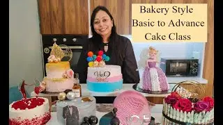 Bakery Style Basic to Advance Online / offline eggless cake class | Baking Class | Cooking Class |