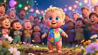 Baby Joins Fireworks Night 🎆✨ Fun Celebration Song for Kids | Colorful Night Adventure