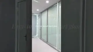 Do you want to get smart glass partition?#glasspartition #officedesign #glassdoor #glassdesign