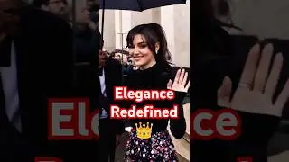 Hande Er&ccedil;el x Inan Kirdemir: Elie Saab&rsquo;s 2025 Masterpiece! 🌟 #PFW25 #FashionRoyalty #shorts