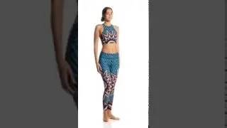 Mara Hoffman Yoga Starbasket Racerback Yoga Tank Top | SwimOutlet.com