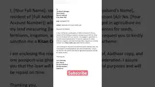 Subscribe: Application for Kisan Credit Loan🏦 KCC Loan💵 Bank Agriculture Loan l PM KISAN #shorts