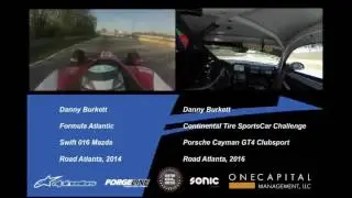 Danny Burkett Head-to-Head: Formula Atlantic V Porsche Cayman GT4