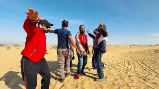 Sam Sand Dunes Dance & Masti | Dhuri Boys Rajasthan Trip | Part 2#youtube #jaisalmer #samdunes 