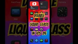 iOS 26 Trick: Disable Liquid Glass Effect in Seconds