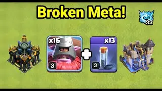 This easy thrower spam is dominating th18 | Th17 vs Th18 attack 