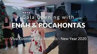 Enah & Pocahontas - Workshop performance @ Viva Kizomba Gala Brussels - New Year 2020