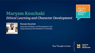 Ethical Learning and Character Development