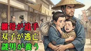 継母に遺言書を消され追手を差し向けられた七歳の双子。謎の男に引き取られ、養子として育てられた｜野談｜伝説｜昔話｜説話｜民話