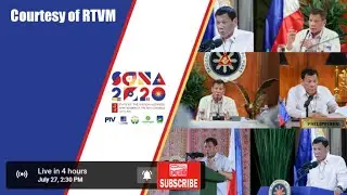 July 27,  2020 President Duterte SONA State of the Nation Address