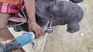 Amazing|Temple Natural Stone Idol Skil Man Working In Temple Art Construction