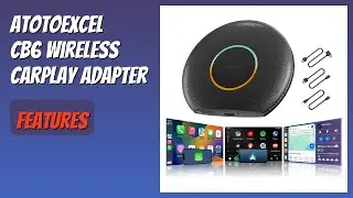 REVIEW (2026): ATOTOEXCEL CB6 Wireless CarPlay Adapter. Features