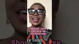Should love letters be outsourced? Full video on my channel. #youtubeshorts #youtubemadeforyou #love