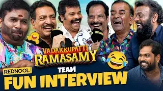 100% Fun Guarantied 🤣 Vadakkupatti Ramasamy Team Interview | Santhanam, Megha Akash | Karthik Yogi