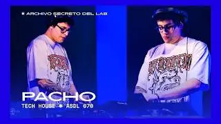 PACHO / TECH HOUSE LIVE SET at ARCHIVO SECRETO DEL LAB