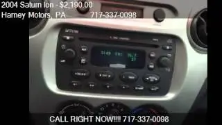 2004 Saturn Ion 2 4dr Coupe for sale in GETTYSBURG, PA 17325