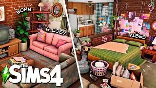 Worn & Cosy Studio Apartment || The Sims 4 Speed Build