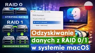 Jak odzyskać dane z RAID 01 utworzonego za pomocą Disk Utility &ndash; Asystenta RAID w systemie macOS