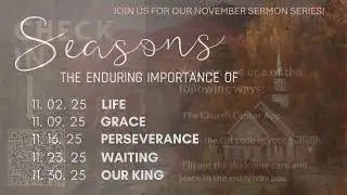 Seasons: the enduring importance of GRACE - Worship @TheMission 11/09/2025