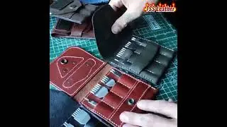 Чехол для пробойников / Handmade Leather Punch Holder #leathercraft #diy #handmade #tools #кожа