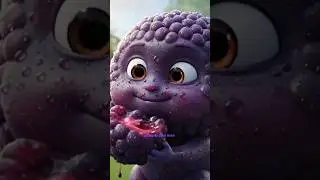 Baby Blackberry Crunch❤️Juicy ASMR Pixar #BlackberryASMR #FruitBaby #PixarStyle #JuicyASMR #asmr