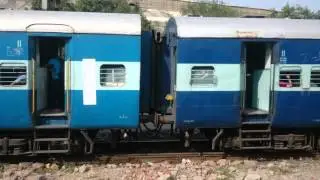 Kisan express departs from old delhi....